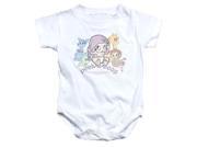 Trevco Boop Peek A Boo Infant Snapsuit White Extra Large 24 Months