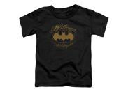 Trevco Batman Batman La Short Sleeve Toddler Tee Black Large 4T