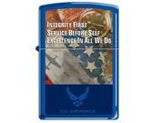 Fox Outdoor 86 11920 Integrity Service Excellence Zippo Lighter Royal Blue Matte