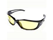 Edge Eyewear SW112 Saftey Glass Black Yellow Lens