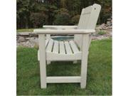 Highwood USA AD CHGL1 WAE Lehigh Garden Chair Whitewash