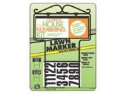 Hy Ko Products 500 GF House Number Lawn Marker Kit