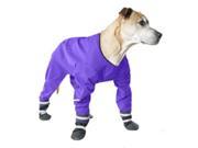 Muttluks DJ18PU 4 Legged Dog Jog Rain Suit Size 18 Purple