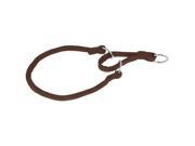 Dogline M8300 6 14 ft. L x 0.25 W in. Comfort Microfiber Round Martingale Collar Brown