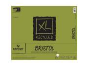 Canson C100510934 14 in. x 17 in. Recycled Bristol Sheet Pad