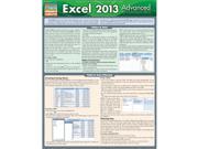 BarCharts 9781423220008 Excel 2013 Advanced Quickstudy Easel
