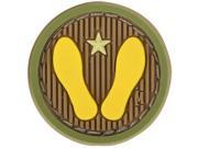Maxpedition Yellow Footprints Patch Arid