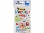 Paper House STDM211E 3D Stickers Little Monster
