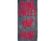 Wisconsin Badgers Wood Sign Home Sweet Home 6 x12