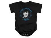 Trevco Star Trek Almost Smile Infant Snapsuit Black Medium 12 Mos