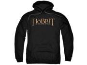 Trevco Hobbit Logo Adult Pull Over Hoodie Black 2X