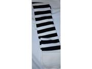 Alexander Costume 23 089 B W Deluxe Striped Socks Black White