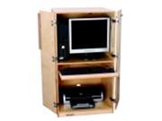 Childcraft Mobile Small Locking Computer Station