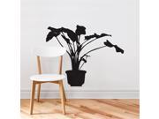 Adzif S3372R70 Anthurium Black Wall Decal Color Print