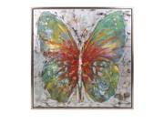 Imax 76258 Tenley Butterfly Framed Oil Painting