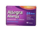 Allegra Allergy 24 Hour Original Prescription Strength 180 mg 15 Tablets