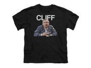 Trevco Cheers Cliff Short Sleeve Youth 18 1 Tee Black Extra Large