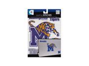 Bulk Buys GM914 96 Memphis Tigers Removable Laptop Stickers