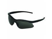 Jackson Safety 138 38476 Nemesis safety Eyewear Smoke Polycarb Hard Coat Lenses Black Nylon Frame