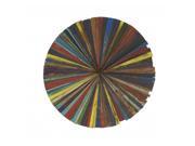 A nation 39173 Vibrant Wood Round Wall Decor