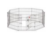 Jewett Cameron Company ZW 11636 Exercise Pen with Stakes Black 36 in.
