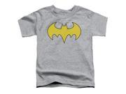 Trevco Dc Bat Girl Logo Short Sleeve Toddler Tee Heather Large 4T