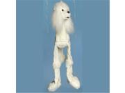 Sunny Toys WB943A 38 In. Four Leg Large Marionette Poodle White