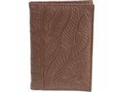 Casual Outfitters Brown Solid Genuine Leather Passport Cover