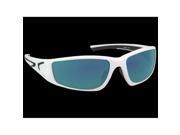 Halo Sports HS8300WB Performance Enhanced Vision Sunglasses White Black frame Blue lens
