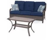 Hanover ORLEANS2PC G NVY Orleans 2 Piece Seating Set Navy