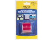 Nuvue 2622 Roll Reflective Tape Red 1.5 In. x 4 Ft.