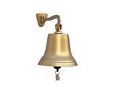 Handcrafted Model Ships BL 2050 11AN Antique Brass Hanging Ships Bell 15 in.