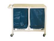 MJM International 218 DSK Double hamper with split skirt no bags