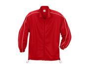 Badger B2701 Youth Razor Jacket Red White Medium