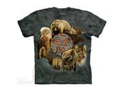 The Mountain 1083242 Animal Spirit Circle T Shirt Large
