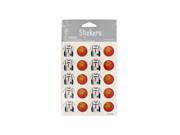 Bulk Buys PA955 72 Basketball and All Star Jersey Stickers