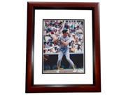 8 x 10 in. Mark Mcgwire Autographed Oakland As Photo with JSA Authenticity Mahogany Custom Frame