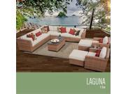 TKC Laguna 13 Piece Outdoor Wicker Patio Furniture Set