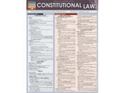 BarCharts 9781423222392 Constitutional Law Quickstudy Easel