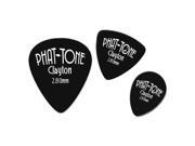 Clayton PSTS 3 Phat Tone Small Teardrop Guitar Picks 3 Pieces