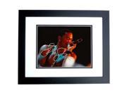 8 x 10 in. Trey Songz Autographed Concert Photo Black Custom Frame