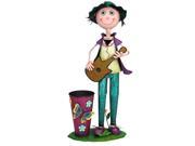 Benzara ETD EN110375 Multi hued Funky Metal Planter Girl