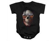 Anne Stokes Hellfire Infant Snapsuit Black Extra Large 24 Mos