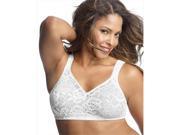 Playtex 4716 18 Hour Beautiful And Breathable Wirefree Bra White Size 40B