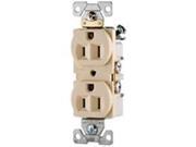 Cooper Wiring CR15V Commercial Grade Receptacle Ivory 15 Amp