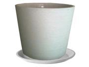 Deroma 5700411BF 8.47 in. White Cylinder Planter Pack Of 4
