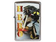 Fox Outdoor 86 24648 Firefighter Hero Zippo Lighter Herringbone Sweep