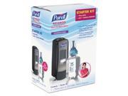 Go Jo Industries 8705D4 ADX 7 Advanced Instant Hand Sanitizer Kit 700 ml. Manual Chrome Black