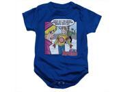 Archie Comics Crazy Sweater Infant Snapsuit Royal Blue Small 6 Mos