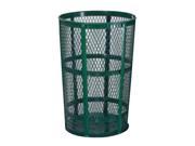 Rubbermaid Commercial Products SBR52EGRN 45 Gallon Green Street Basket Receptacle